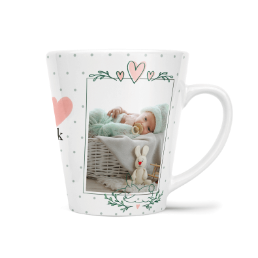 Fotohrnček latte malý - originálny darček - Meadow baby
